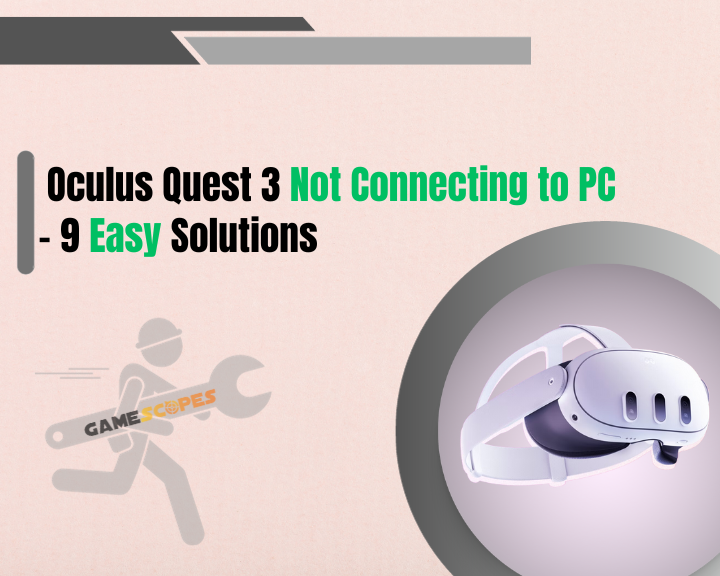 If your Oculus Quest 3 not connecting to PC, the first step is to check the wired or wireless connection and power cycle the headset. If the problem persists, inspect the charging equipment of the VR headset and troubleshoot your PC or laptop.;