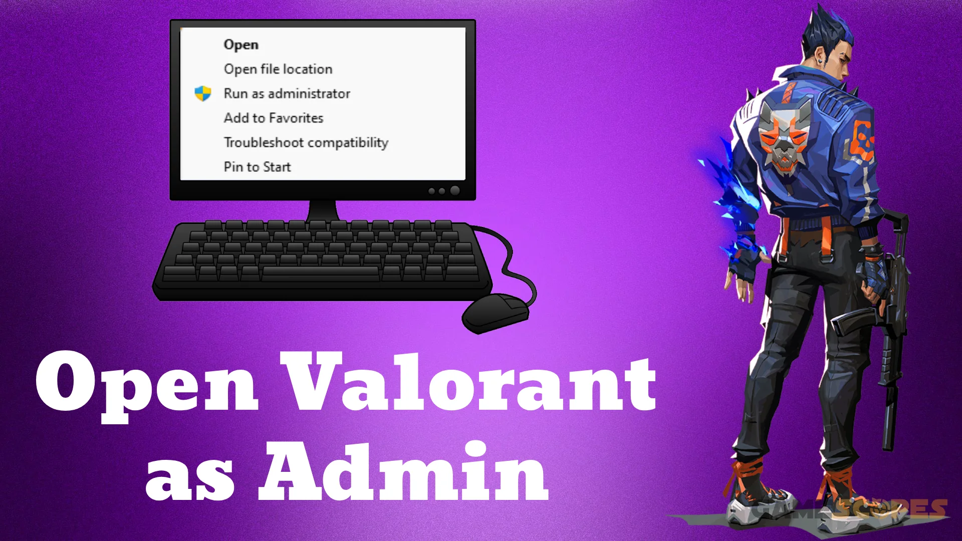 When Valorant keeps crashing on startup, you must run the game as administrator.