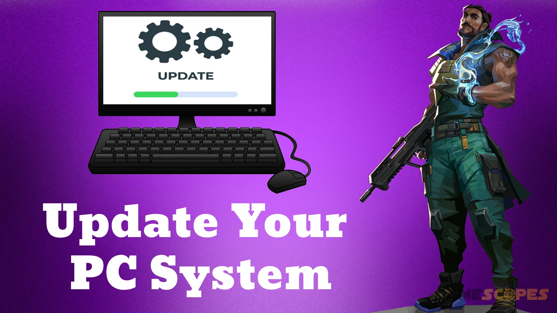When Valorant keeps crashing on startup, you need to update your PC system.