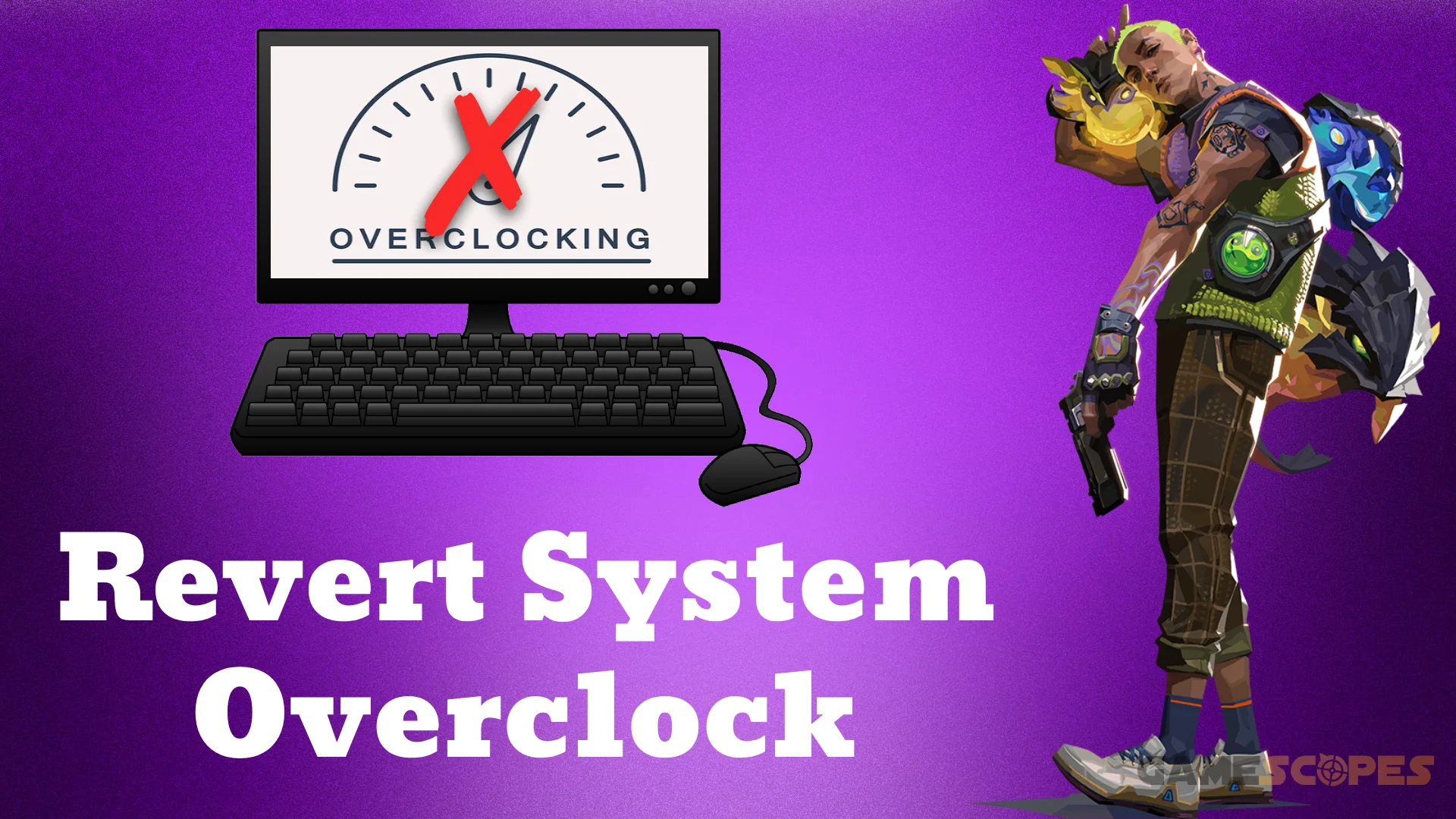 When Valorant keeps crashing on startup, you'll need to revert any system overclocking.