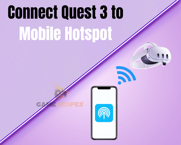 If the Oculus Quest 3 won't connect to Wi-Fi, pair the headset to your mobile device's hotspot to fix issues with the connection.
