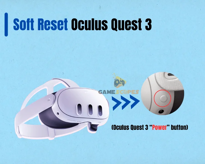 Whenever Oculus Quest 3 stuck on pairing screen, soft reset the headset to relaunch all system services.