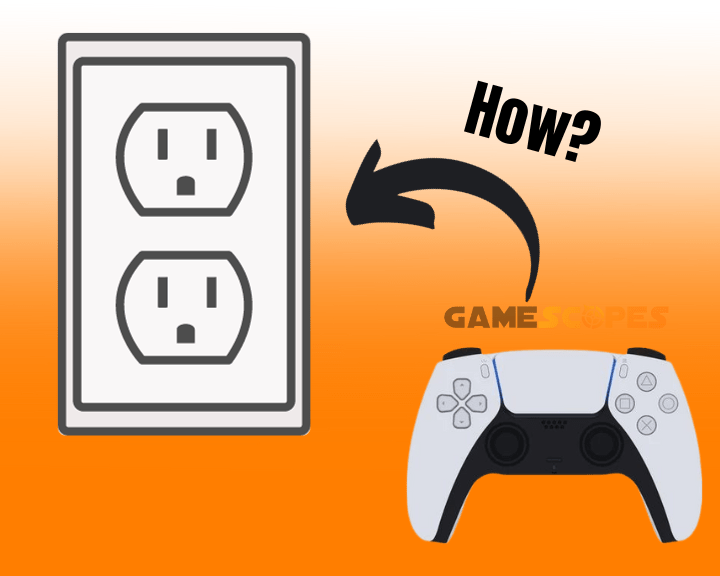 When PS5 controller not charging, one of the best solutions is to plug the controller's charging cable into an adapter and charge it through an outlet.