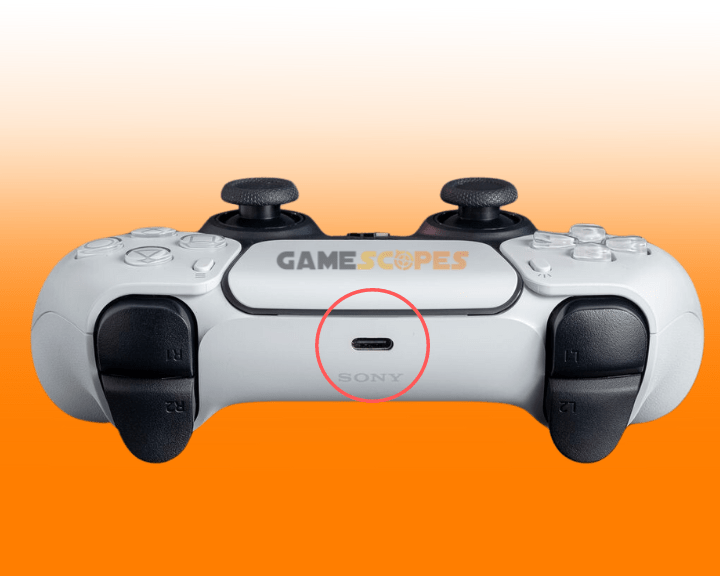 Another solution when PS5 controller not charging is to clean the charging port out of debris or dust accumulation.