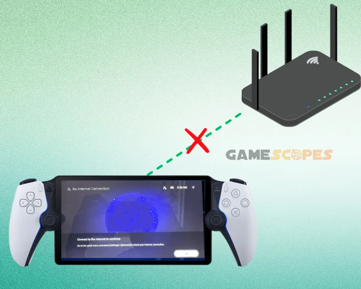 The first step if PlayStation Portal not connecting to WiFi, is to reconnect the wireless console to the network device.