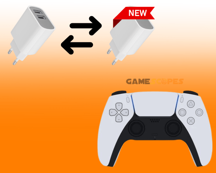 If the PS5 controller not charging after attempting all of our solutions, consider replacing the power adapter used for charging the PS5 controller directly.