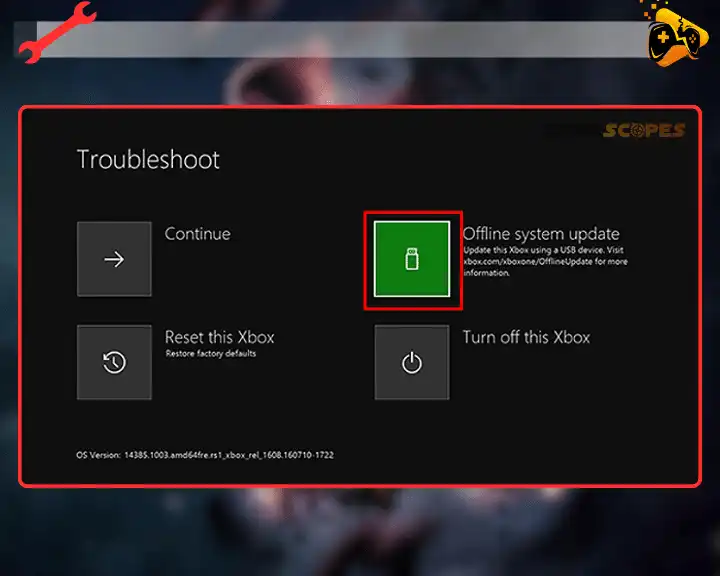 An image of Xbox update screen, when Tekken 8 not launching