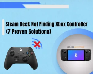 If Steam Deck not finding Xbox controller, the issue could be caused by bad Bluetooth signal, software bugs or battery issues with the controller.