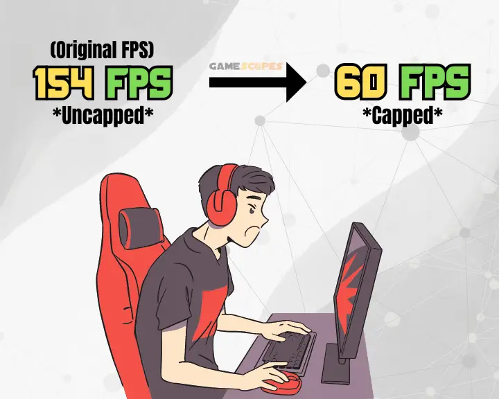 The image shows a simple technique (cap FPS) to learn how to stop overheating while gaming