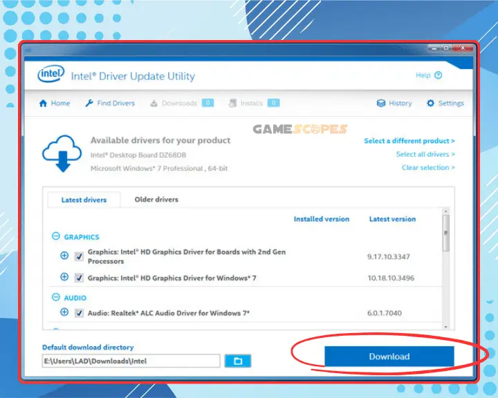 If you're wondering how to update graphics card drivers, open the Intel Driver Update Utility.