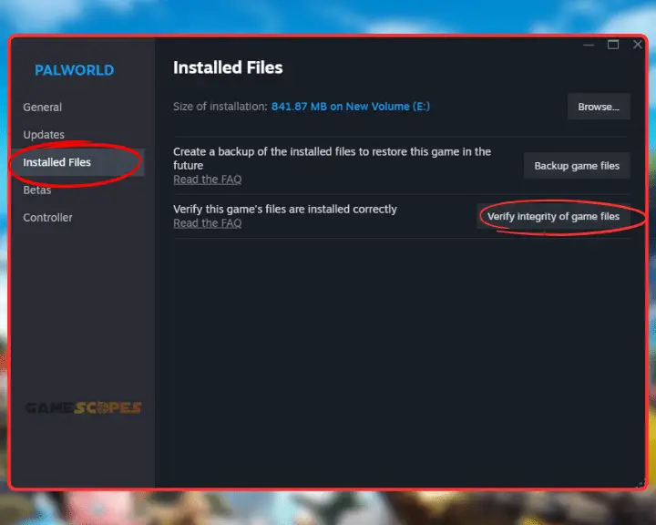 A common solution when Palworld out of video memory error is to verify the game's application files within the Steam launcher.