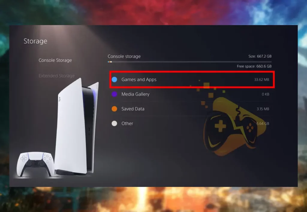 The image is showing where to locate the games on your PS5 in order to uninstall them.