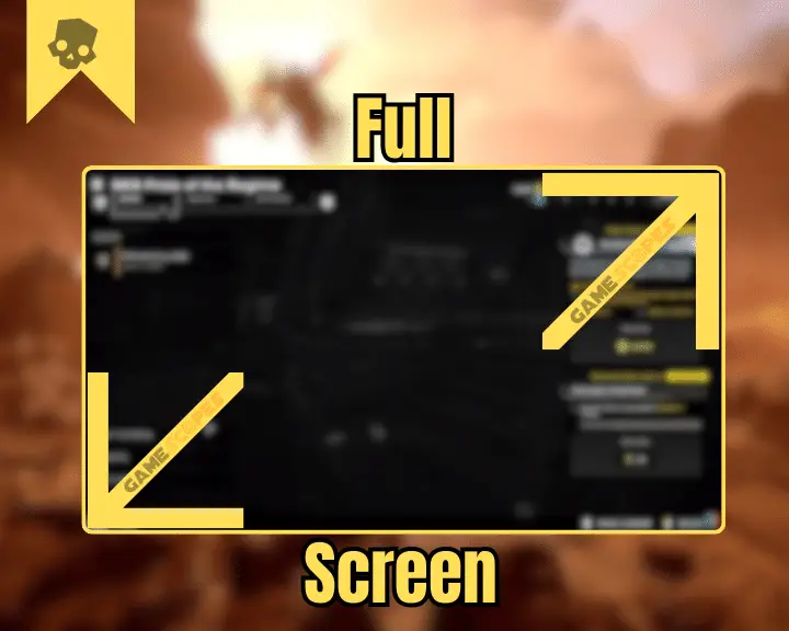 We recommend playing Helldivers 2 in Full Screen