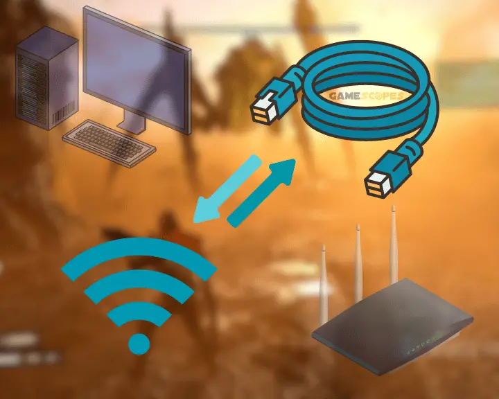 Switching from Wi-Fi to Ethernet cable is one of the best ways to imrove your internet connection and prevent Helldivers 2 multiplayer issues.