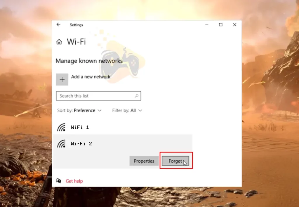How to reconnect from the Wi-Fi on PC.