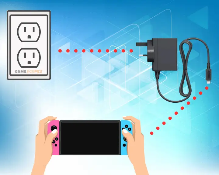 If your Nintendo Switch not turning on after update, try charging the console via power cable.