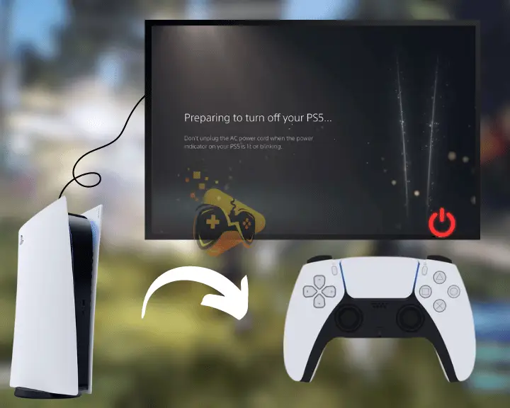 Head over to "Power" and press "X" on the controller to turn off the PS5 console.