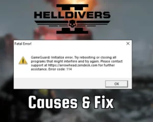 Helldivers 2 GameGuard error 114 - Quick Fix