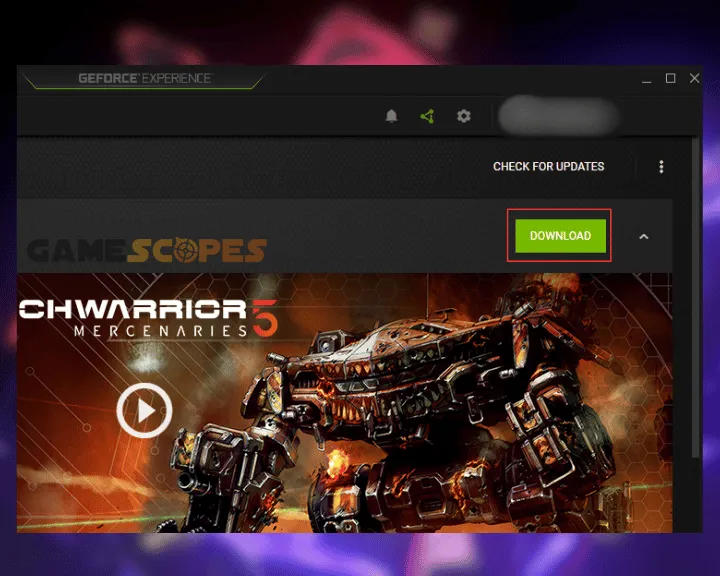 The image shows how to update your NVidia graphics driver.