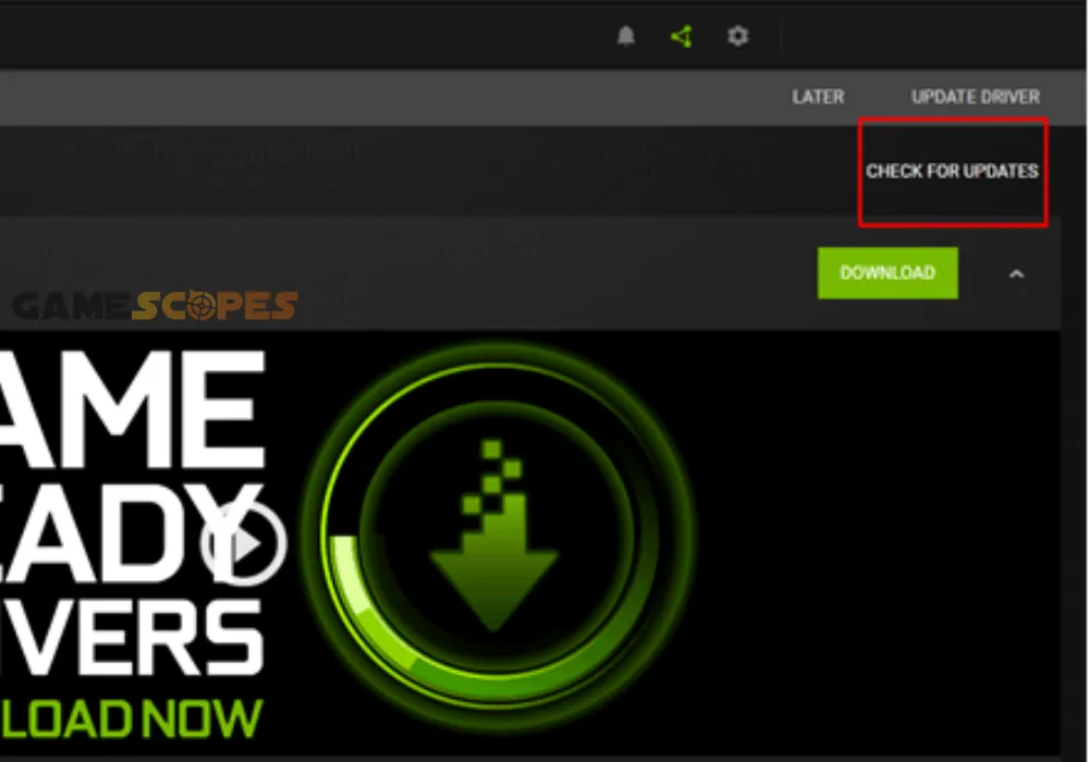 The image shows how to update NVidia graphics drivers.